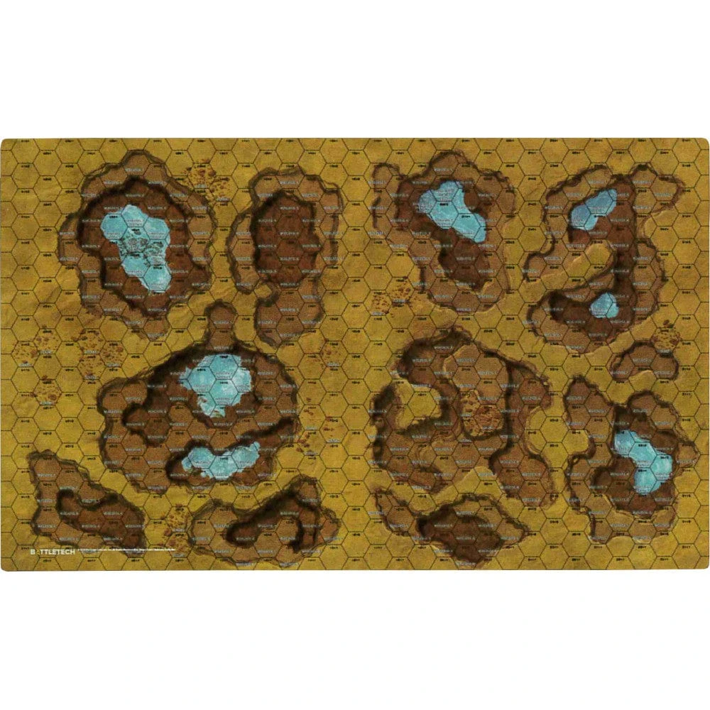 BattleTech: Battlemat: Savannah - Sinkholes 2 BattleTech: Battlemat: Savannah - Sinkholes - Image 2