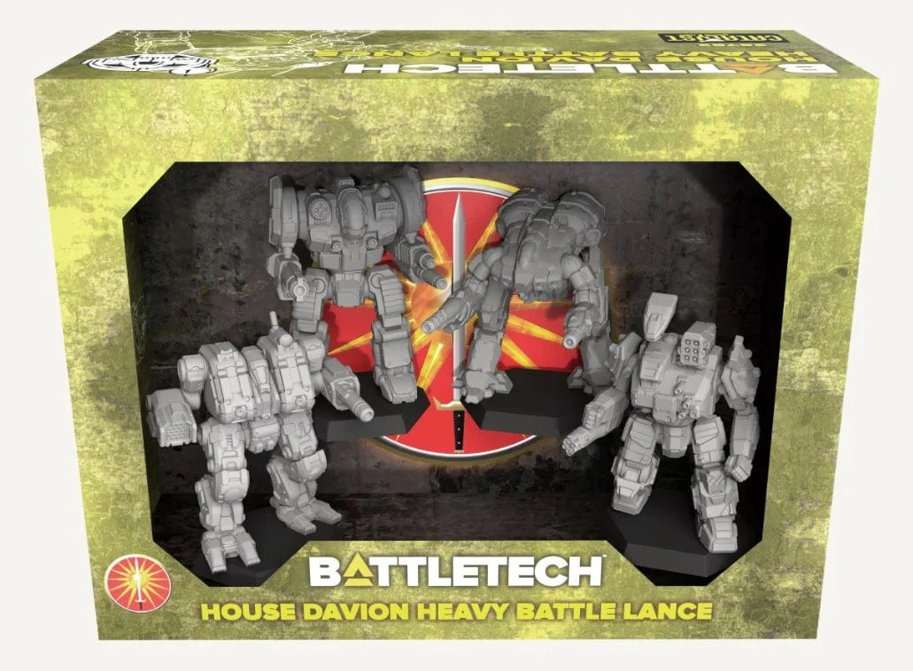 BattleTech: House Davion Heavy Battle Lance Force Pack 1 BattleTech: House Davion Heavy Battle Lance Force Pack