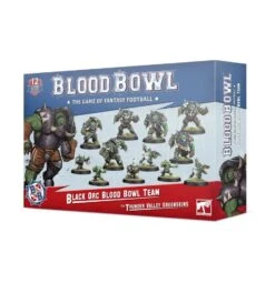 Games Workshop Blood Bowl: Black Orc Team - Thunder Valley Greenskins