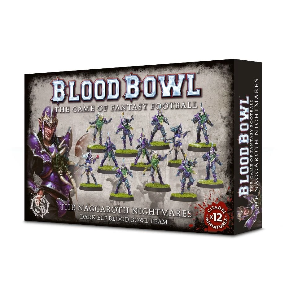 Games Workshop Blood Bowl: Dark Elf Team - The Naggaroth Nightmares 1 Games Workshop Blood Bowl: Dark Elf Team - The Naggaroth Nightmares