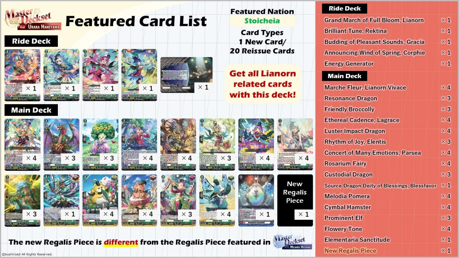 Cardfight!! Vanguard Special Series: Master Deckset 06 - Urara Haneyama 2 Cardfight!! Vanguard Special Series: Master Deckset 06 - Urara Haneyama - Image 2