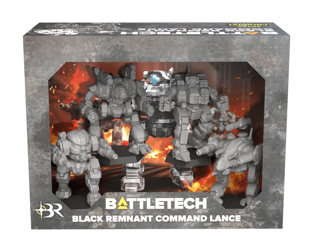 BattleTech: Miniature ForcePack - Black Remnant Command Lance 1 BattleTech: Miniature ForcePack - Black Remnant Command Lance