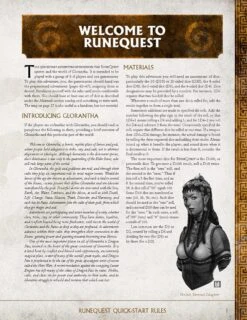 RuneQuest RPG: Roleplaying In Glorantha Quick Start 6 RuneQuest RPG: Roleplaying In Glorantha Quick Start -Gamers Guilds Store gamers guild az chaosium runequest rpg roleplaying in glorantha quick start agd 1145521272