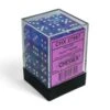 Chessex Dice: Nebula Aura/white Luminary 12mm D6 Dice Block (36 Dice)