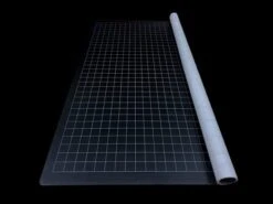 Chessex: Megamat 1 Inch Reversable Black-Grey Squares