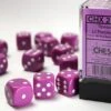 CHX25627 - Chessex 16mm D6 Opaque Light Purple/white