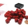 CHX25814 - Chessex 12mm Red / Black Opaque