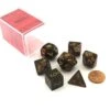 CHX27419 - Chessex 7 Die Set Blue Blood/Gold Scarab