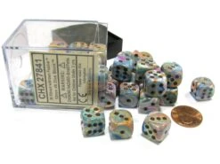 CHX27841 - Chessex 12mm Vibrant / Brown Festive