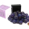 CHX27987 - Chessex 12mm D6 Borealis Royal Purple Gold Luminary