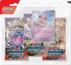 Pokemon: Scarlet And Violet 5 Temporal Forces - 3-Pack Blister: Cleffa