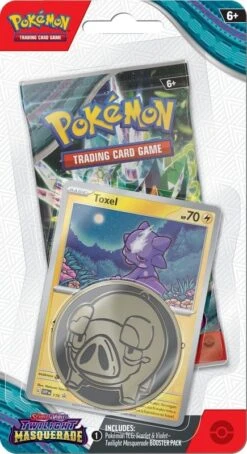 Pokemon Scarlet & Violet 6 Twilight Masquerade Checklane Blister - Toxel