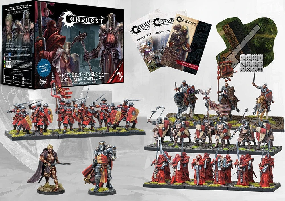 Conquest: Hundred Kingdoms - Supercharged One Player Starter Set 1 Conquest: Hundred Kingdoms - Supercharged One Player Starter Set