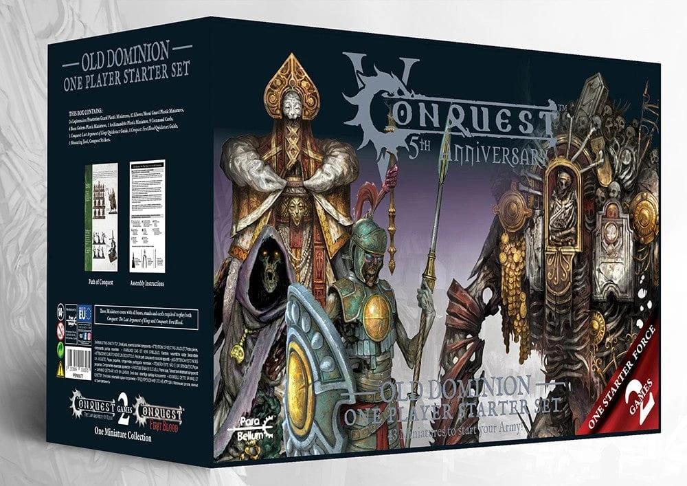 Conquest: Old Dominion: Conquest 5th Anniversary Supercharged Starter Set 1 Conquest: Old Dominion: Conquest 5th Anniversary Supercharged Starter Set