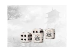 Conquest: Yoroni Logo On Parchment Marbled Dice - 24 Per Pack