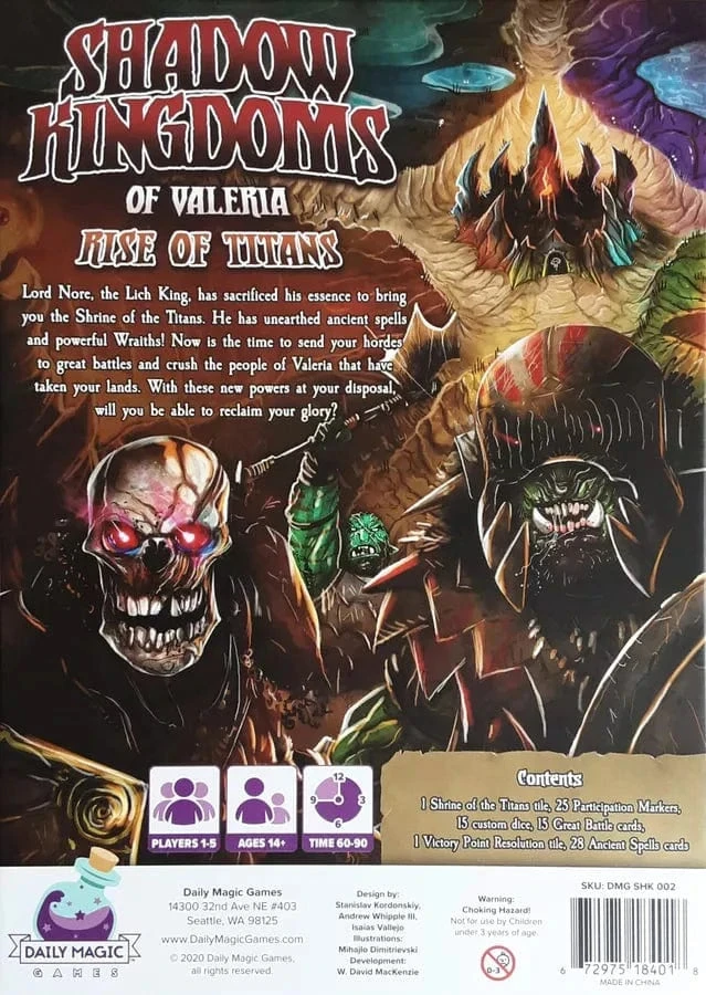 Shadow Kingdoms Of Valeria: Rise Of Titan 2 Shadow Kingdoms Of Valeria: Rise Of Titan - Image 2