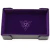 Die Hard Dice Tray: Magnetic Rectangle Tray - Purple Velvet