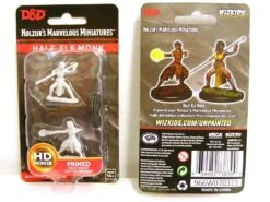 WZK73839 D&D Minis: Wave 10- Female Half-Elf Monk