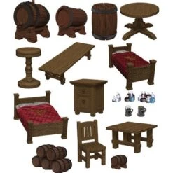 WZK96044 D&D Icons Of The Realms: The Yawning Portal Inn - Beds & Battles