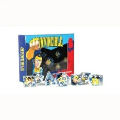 Fanroll: Invincible RPG - Blood Damaged Resin Poly Dice Set