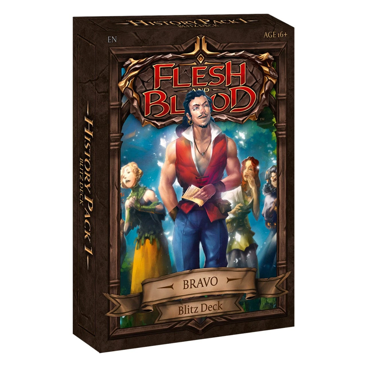 Flesh And Blood TCG: History Pack 1 Blitz Deck - Bravo 1 Flesh And Blood TCG: History Pack 1 Blitz Deck - Bravo