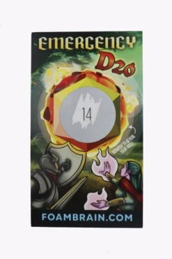 Emergency D20 Scratch Off Card 9 Emergency D20 Scratch Off Card -Gamers Guilds Store gamers guild az foam brain games emergency d20 scratch off card foam brain games 1147016624