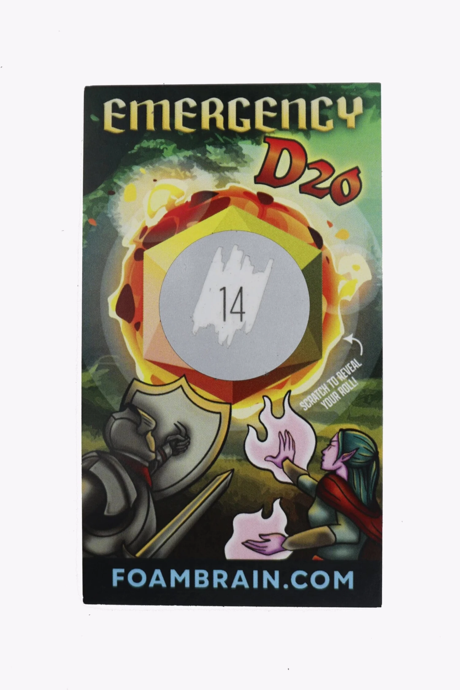 Emergency D20 Scratch Off Card 5 Emergency D20 Scratch Off Card - Image 5