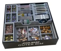 Folded Space: Board Game Insert For Star Wars - Outer Rim