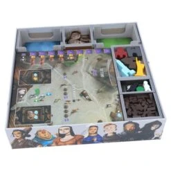 Folded Space: Board Game Insert For Architects Of The West Kingdom Collector's Box (Color)