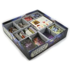 Folded Space: Board Game Insert For Eldritch Horror, Including Single Small Box Expansion