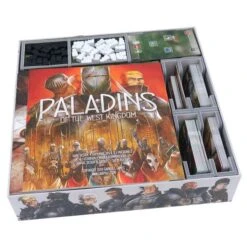 Folded Space: Board Game Insert For Paladins Of The West Kingdom Collector's Box (Color)