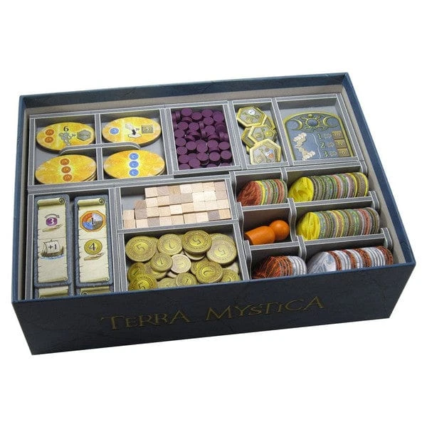 Folded Space: Board Game Insert For Terra Mystica And Fire And Ice Expansion 1 Folded Space: Board Game Insert For Terra Mystica And Fire And Ice Expansion