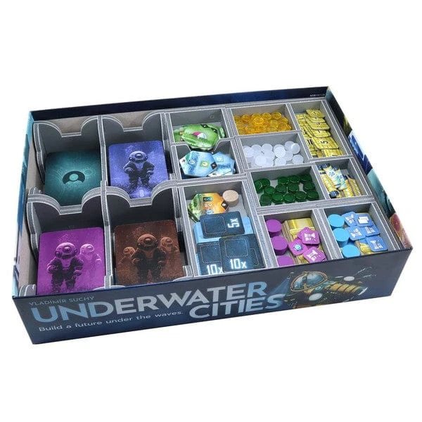 Folded Space: Board Game Insert For Underwater Cities & New Discoveries Expansion 1 Folded Space: Board Game Insert For Underwater Cities & New Discoveries Expansion