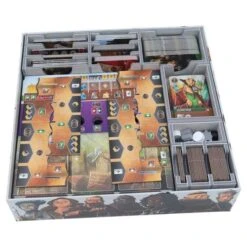 Folded Space: Board Game Insert For Viscounts Of The West Kingdom Collector's Box (Color)