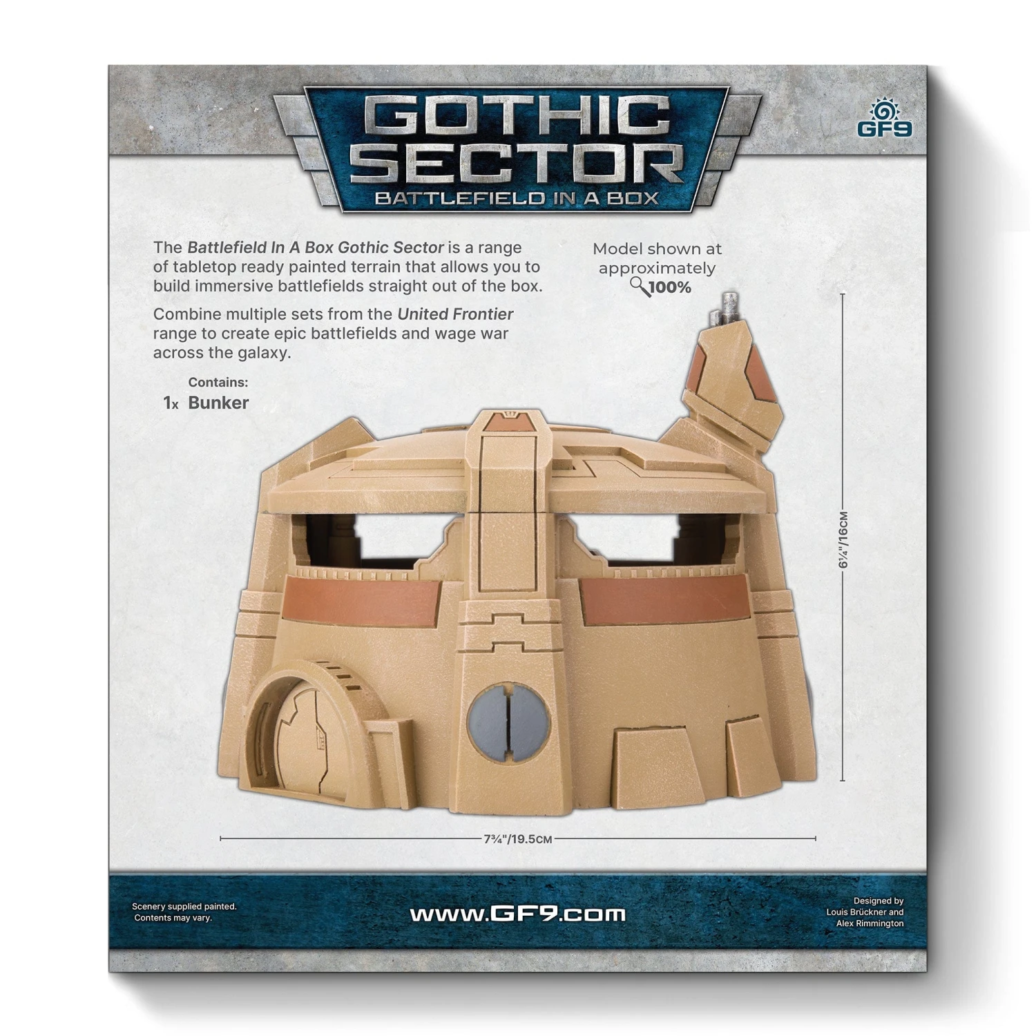 Battlefield In A Box: Gothic Sector: United Frontier Bunker 3 Battlefield In A Box: Gothic Sector: United Frontier Bunker - Image 3