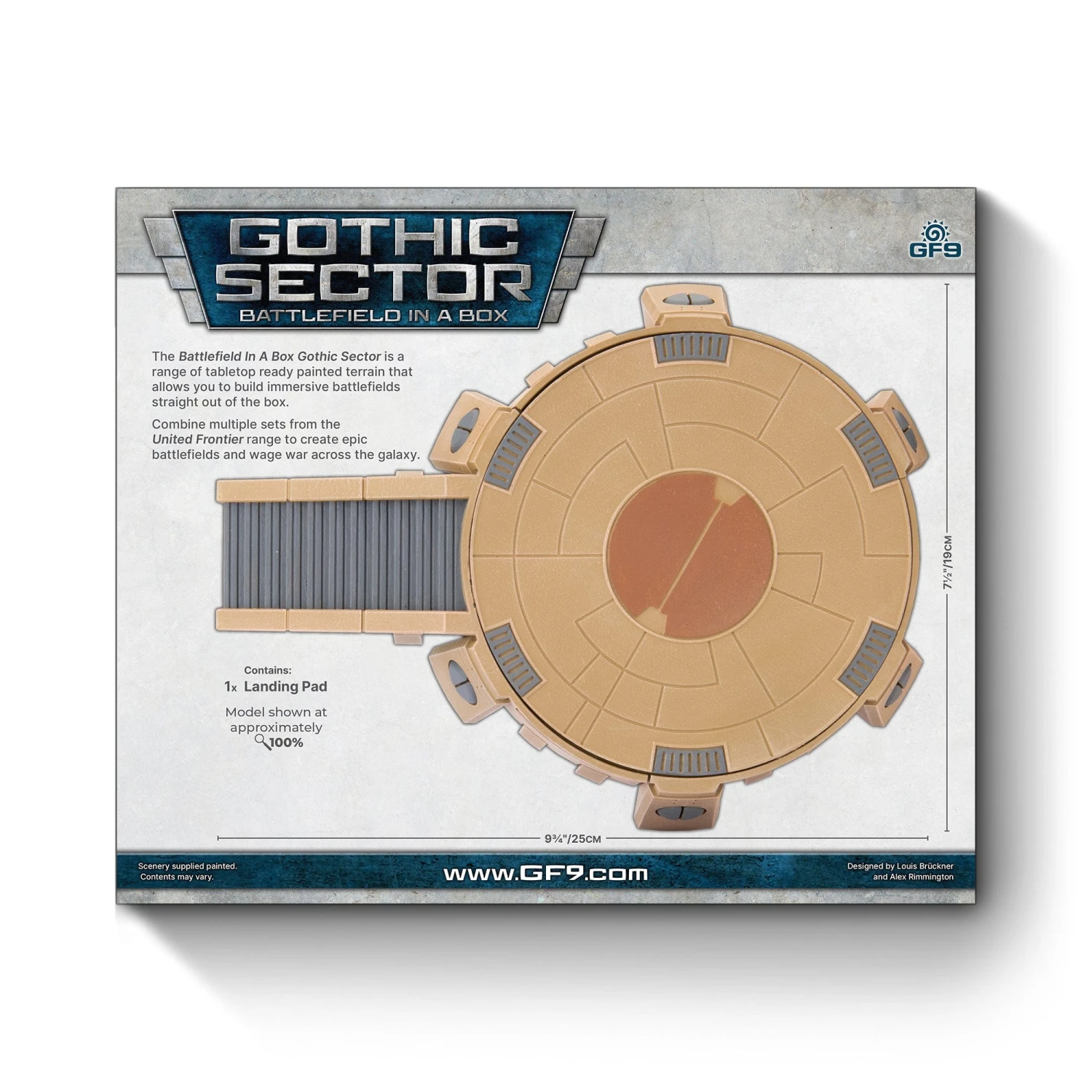 Battlefield In A Box: Gothic Sector: United Frontier Landing Pad 3 Battlefield In A Box: Gothic Sector: United Frontier Landing Pad - Image 3