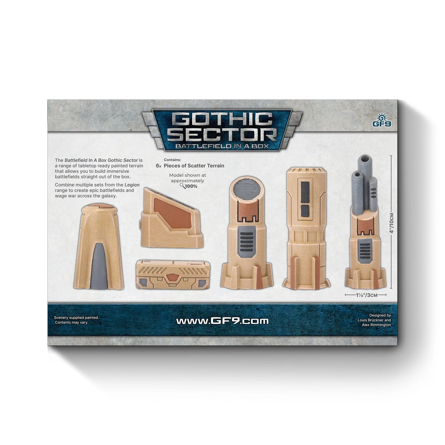 Battlefield In A Box: Gothic Sector: United Frontier Scatter Terrain 4 Battlefield In A Box: Gothic Sector: United Frontier Scatter Terrain - Image 4