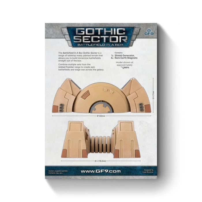 Battlefield In A Box: Gothic Sector: United Frontier Shield Generator 3 Battlefield In A Box: Gothic Sector: United Frontier Shield Generator - Image 3