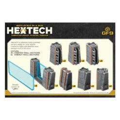 Hextech: Trinity City - Energy Walls 6 Hextech: Trinity City - Energy Walls -Gamers Guilds Store gamers guild az gale force nine hextech trinity city energy walls battlefront group 1168906780