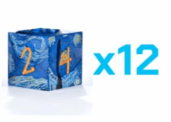 Gate Keeper Games Set Of 12 D6: Art Dice - Van Gough Starry Night