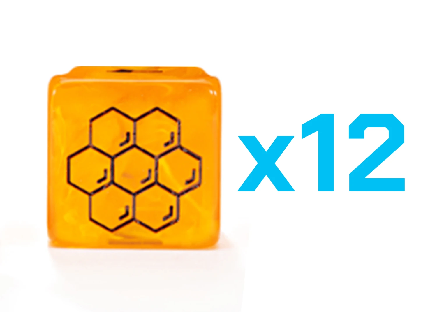 Gate Keeper Games Set Of 12 D6: Flowstone Dice - Honeycomb 1 Gate Keeper Games Set Of 12 D6: Flowstone Dice - Honeycomb