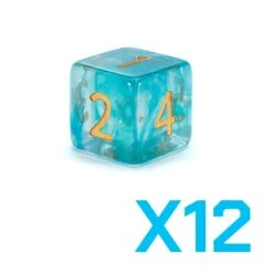 GKGES23-12d6 - Gate Keeper Games Set Of 12 D6: Goblin Dice Hoard Essence Dice