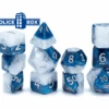 GKGH37-11d - Gate Keeper Games 11 Die Set: Police Box Halfsies Dice
