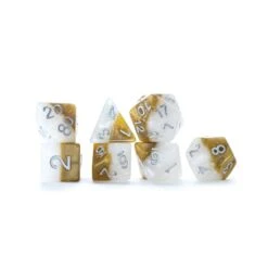 GKGH70-7d - Gate Keeper Games 7 Die Set: Halo Dice Halfsies Dice