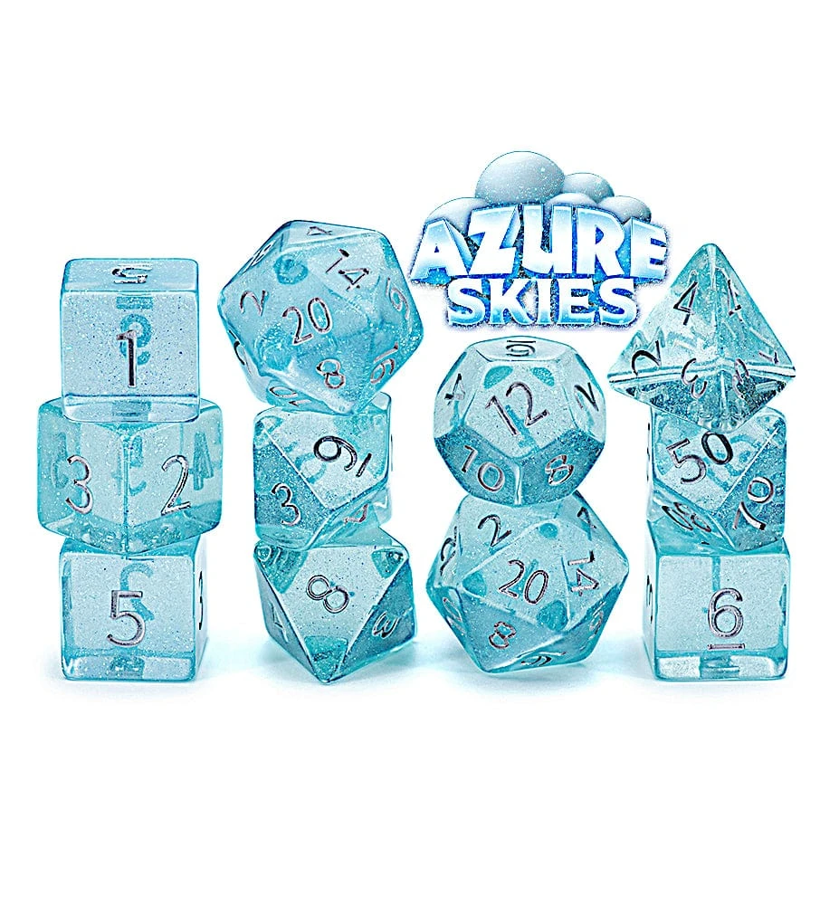 GKGHL3-11d - Gate Keeper Games 11 Die Set: Azure Skies Holographic Dice 1 GKGHL3-11d - Gate Keeper Games 11 Die Set: Azure Skies Holographic Dice