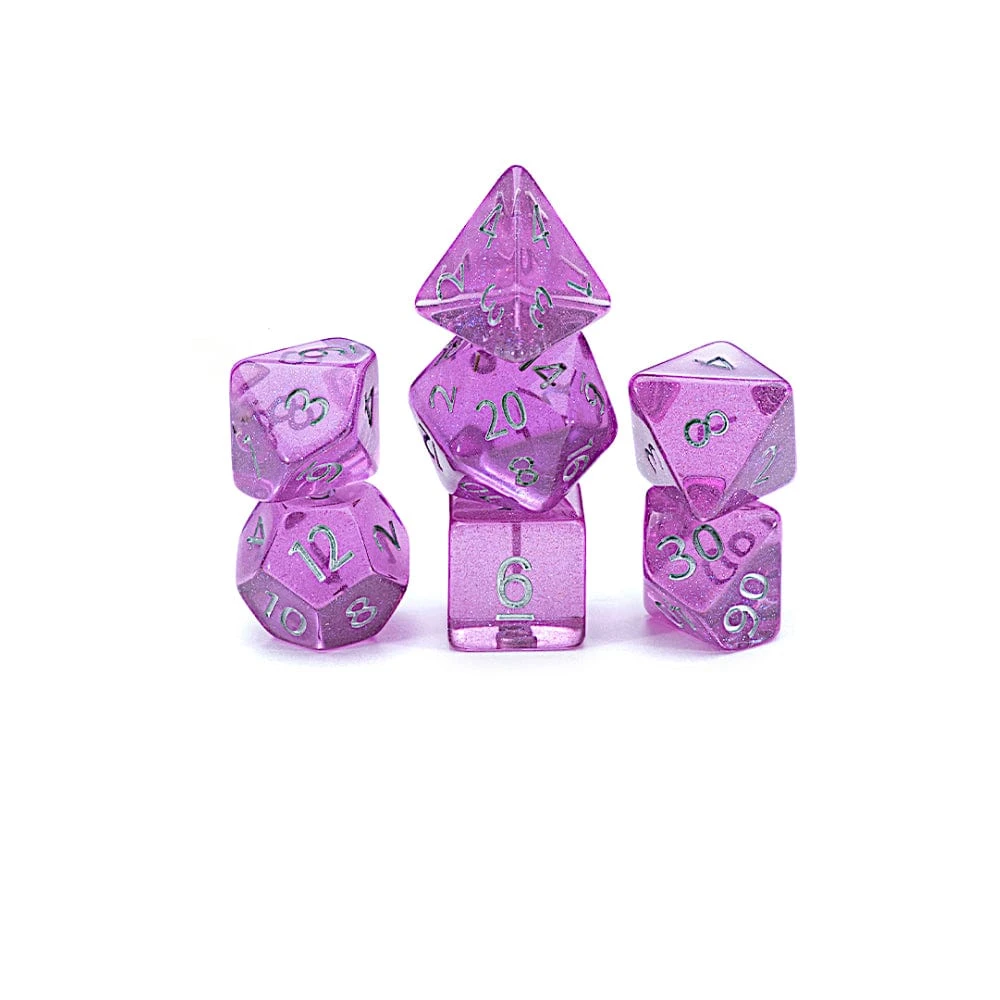 GKGHL5-7d - Gate Keeper Games 7 Die Set: Lilac Blossom Holographic Dice 1 GKGHL5-7d - Gate Keeper Games 7 Die Set: Lilac Blossom Holographic Dice