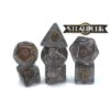 GKGID690-7d - Gate Keeper Games 7 Die Set: Steampunk Inclusion Dice