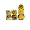 GKGSG08080-7d - Gate Keeper Games 7 Die Set: Electric Bumble Bee Sui Generis Dice