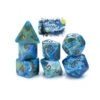 GKGVG3347-7d - Gate Keeper Games 7 Die Set: Starry Night Van Gogh Dice