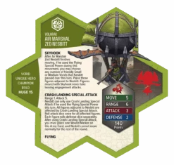 Renegade Game Studios Heroscape: Air Marshal Zed Nesbitt Army Expansion [Premium Painted Edition] -Gamers Guilds Store gamers guild az heroscape heroscape air marshal zed nesbitt army expansion painted edition pre order renegade game studios 1147184172 1